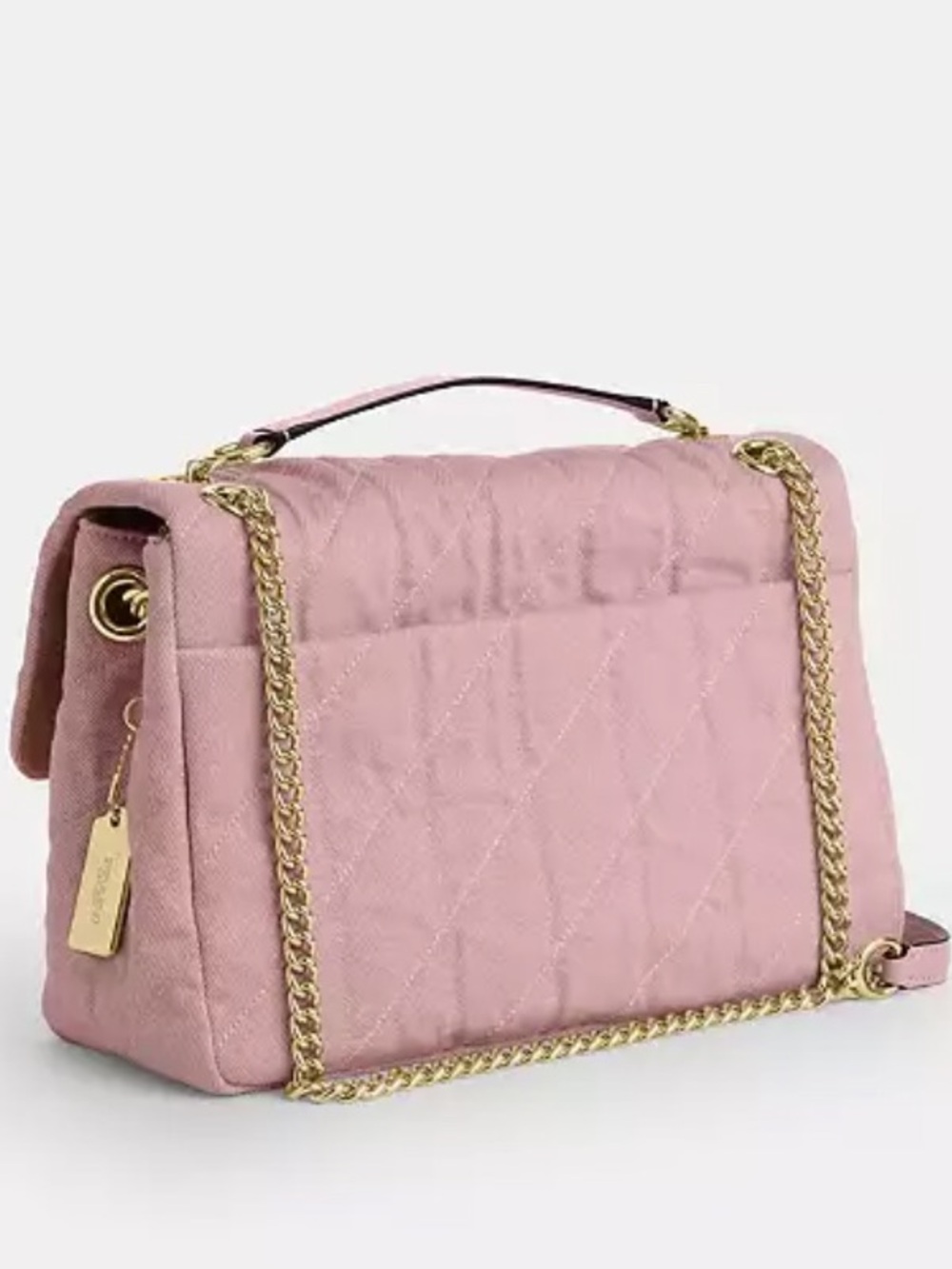 Elodie Crossbody Bag
In Loved pink Denim With Quilting - Picture 3 of 10